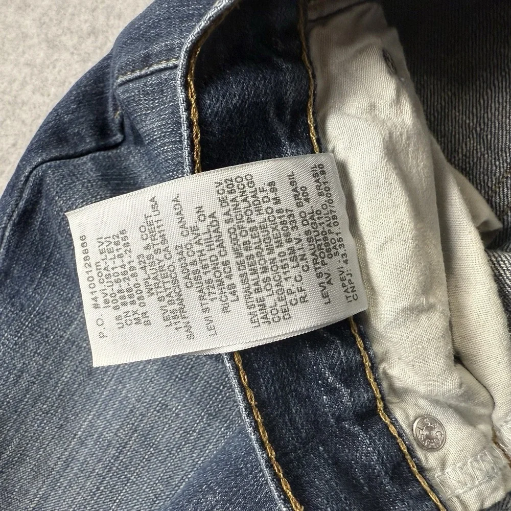 Vintage Levis 569 Jeans Mens 36x32 Blue Loose Straight Denim Cotton Baggy Y2K - Picture 9 of 9